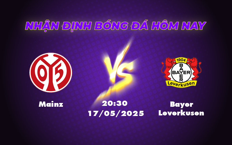 Mainz vs Bayer Leverkusen Cuộc So Tài Đỉnh Cao Trong Cuộc Đua Bundesliga 1 mainz bayer leverkusen 17 05 bundesliga