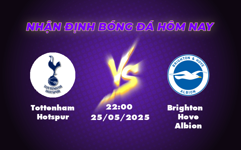 Tottenham Hotspur đón tiếp Brighton Cơ hội lật ngược thế cờ tại Ngoại hạng Anh 1 tottenham hotspur brighton hove albion 25 05 ngoai hang anh