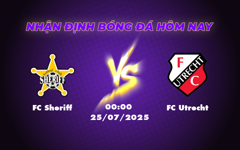 Nhận định soi kèo trận FC Sheriff vs FC Utrecht Chủ nhà tạo bất ngờ 1 fc sheriff fc utrecht 25 07 c2