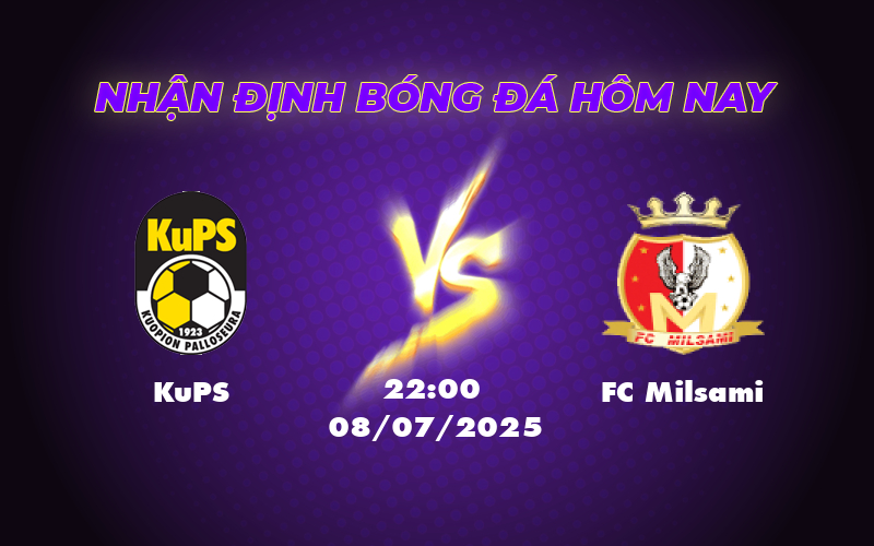 Nhận định soi kèo trận KuPS vs FC Milsami Sức mạnh vượt trội từ đội chủ nhà 1 kups fc milsami 08 07 c1